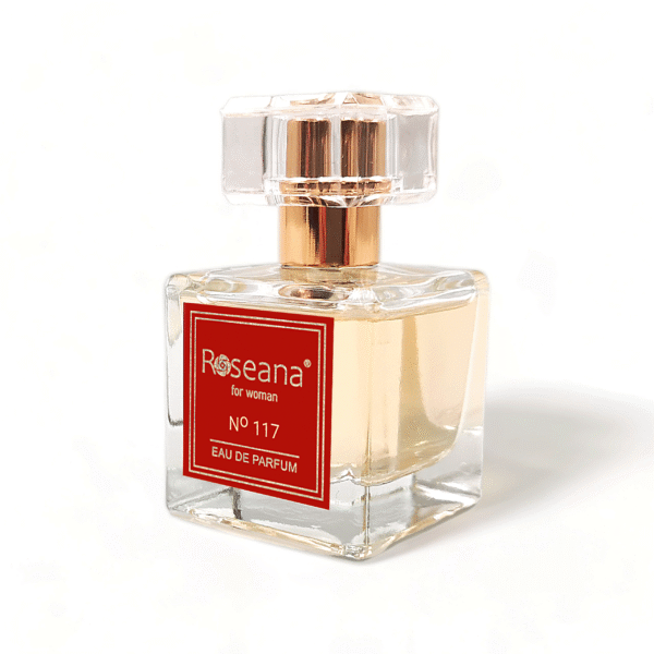 Kvepalų analogas Roseana 117 įkvėptas DKNY – BE DELICIOUS buteliukas